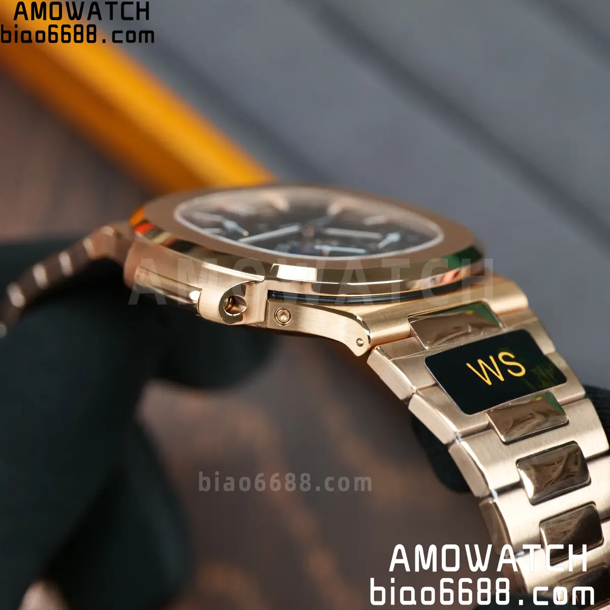 Patek Philippe Nautilus 5712R RG WSF 1:1 Best Edition Brown Dial on RG Bracelet JH240 Super Clone 94 7ff9beac497ba33 阿默表行AmoWatch