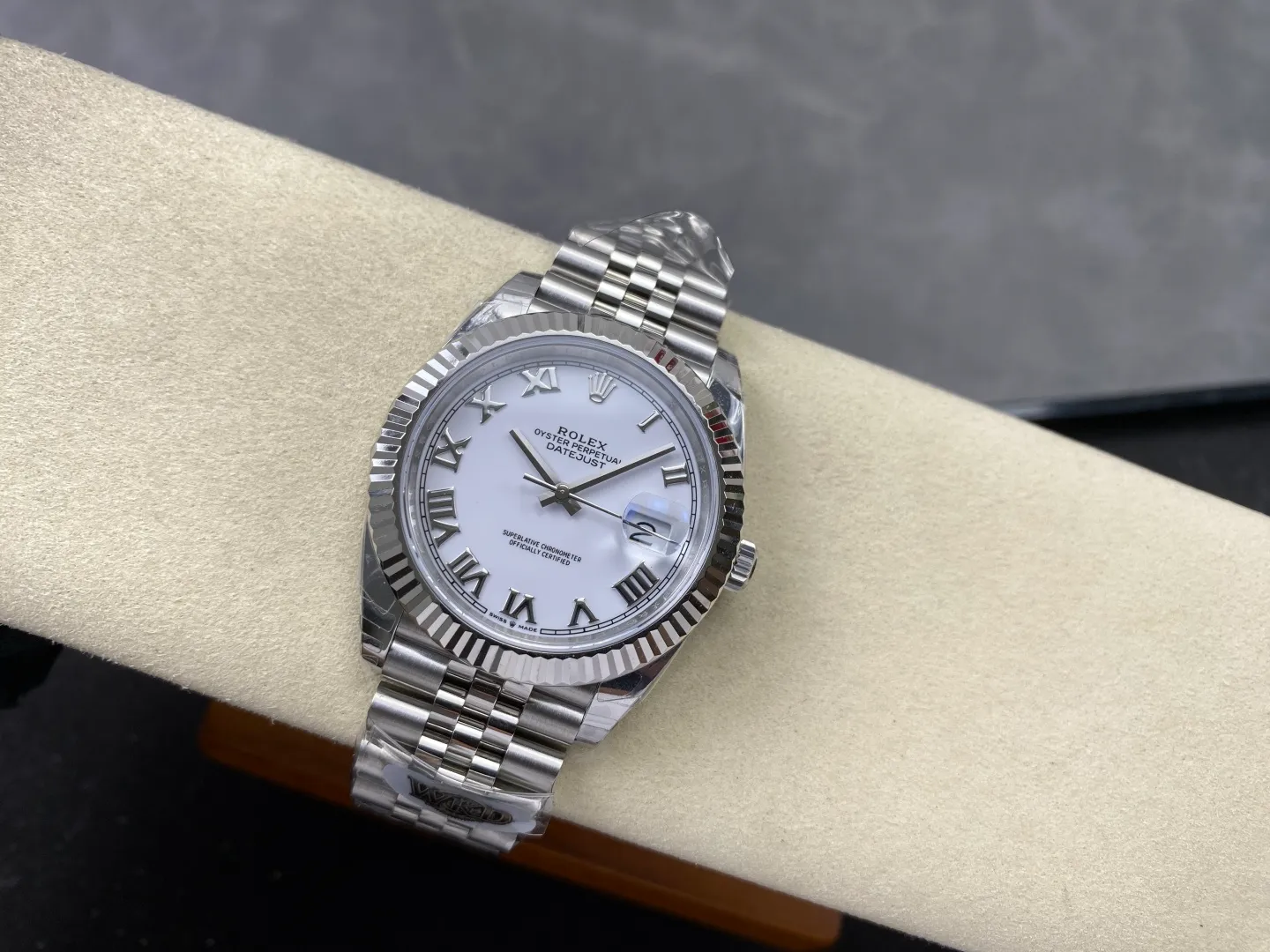 Rolex DateJust 41 126334 WKD 1:1 Best Edition White Roman Dial on Jubilee Bracelet JH3235 (Free Sprung) 25 800dd1b4de33e33 AMO Watch