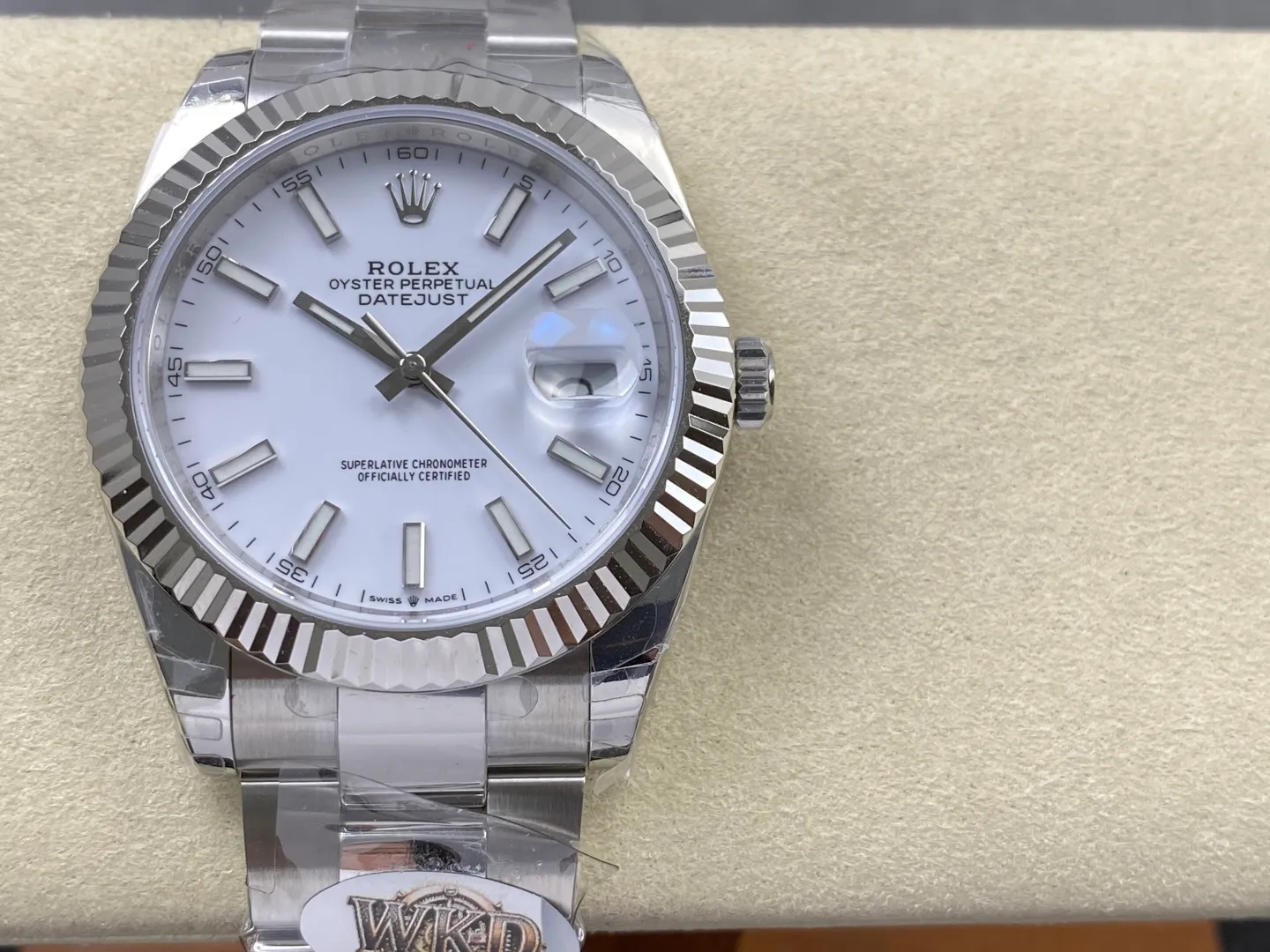 Rolex DateJust 41 126334 WKD 1:1 Best Edition White Dial on Oyster Bracelet JH3235 (Free Sprung) 32 80c5818cc308a79 AMO Watch