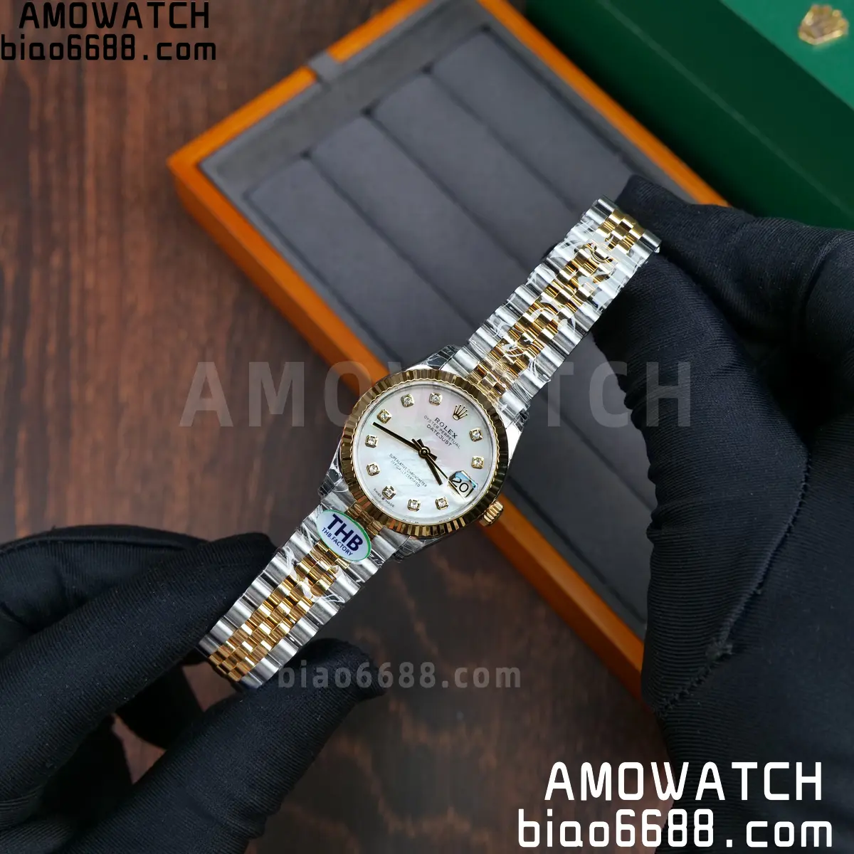 Rolex DateJust 31 278273 THBF 1:1 Best Edition MOP Diamonds Dial on SS/YG Jubilee Bracelet HZ Cal.2236 55 8130918e324d55f AMO Watch