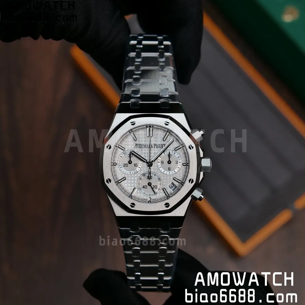 AP Royal Oak Chrono 26240 SS ZF 1:1 Best Edition White Dial on SS Bracelet SA4401 Super Clone V2 (Free Sprung) 86 82b7dfd3a1f111b 阿默表行AmoWatch