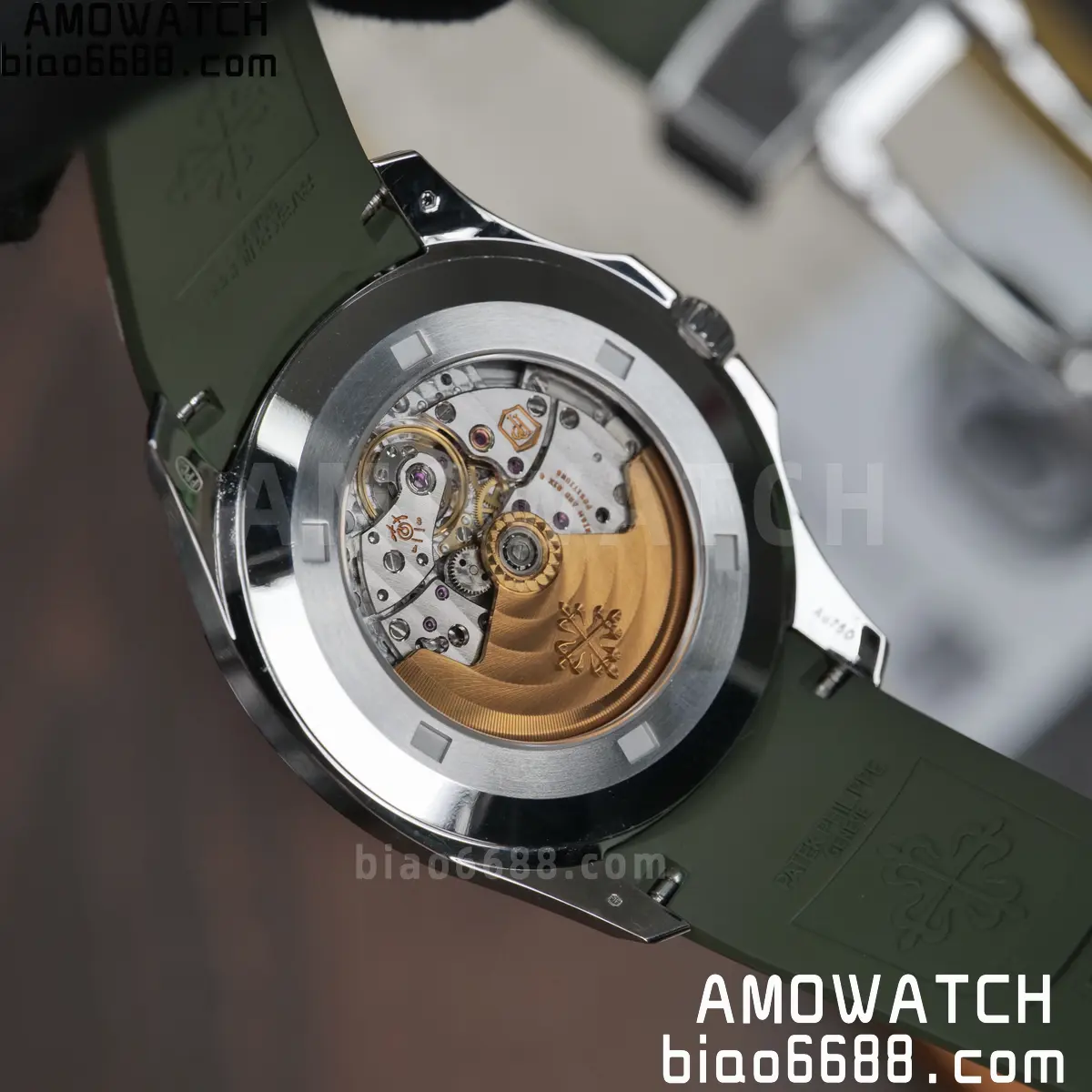 Custom Made Patek Philippe Aquanaut 5168G TOP ACE 324 movement 110 83ddc86fea0a605 AMO Watch