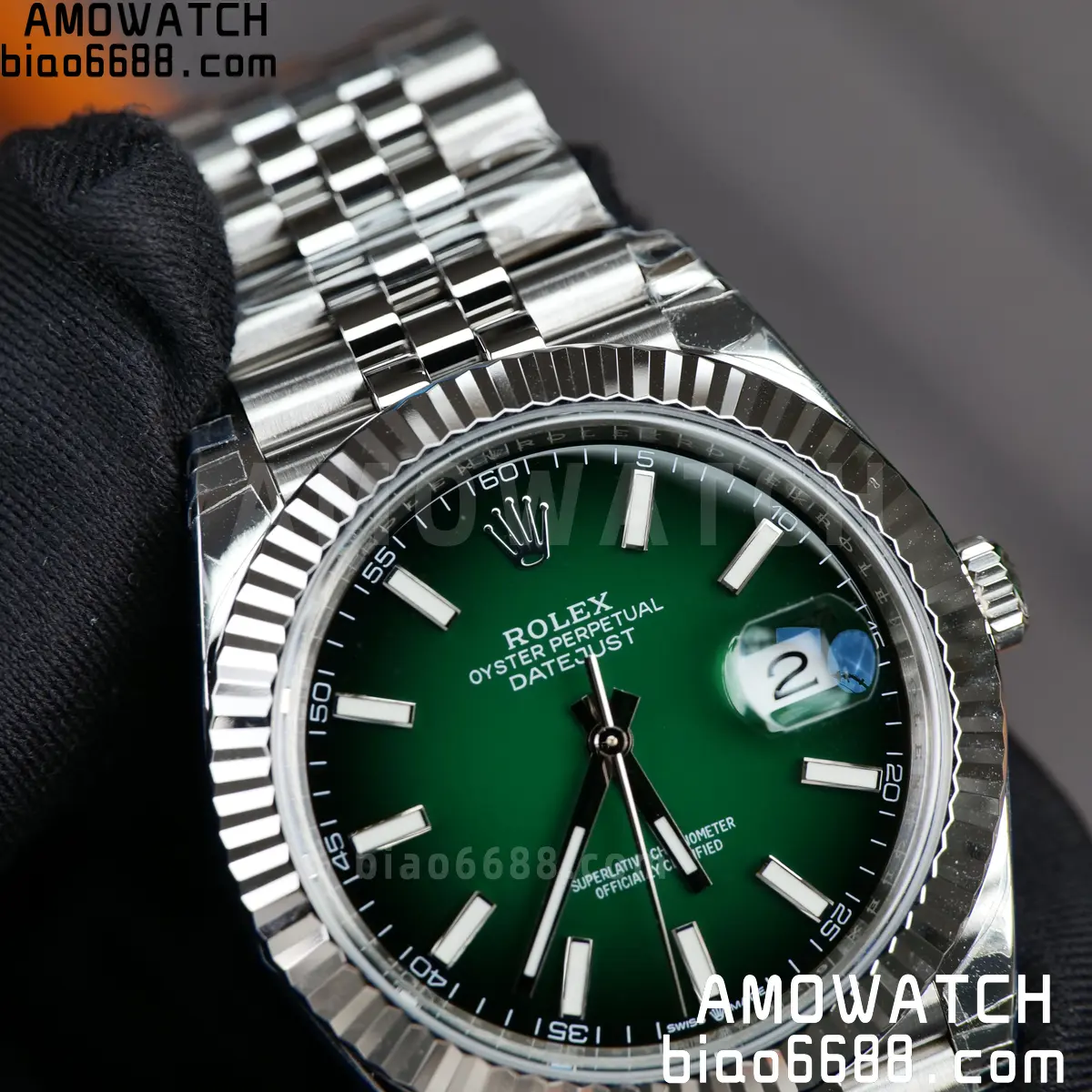 Rolex DateJust 41 126334 904L SS VSF 1:1 Best Edition Gradient Green Dial on Jubilee Bracelet VS3235 V3 (133g) 89 84474e99f3f36ae 阿默表行AmoWatch