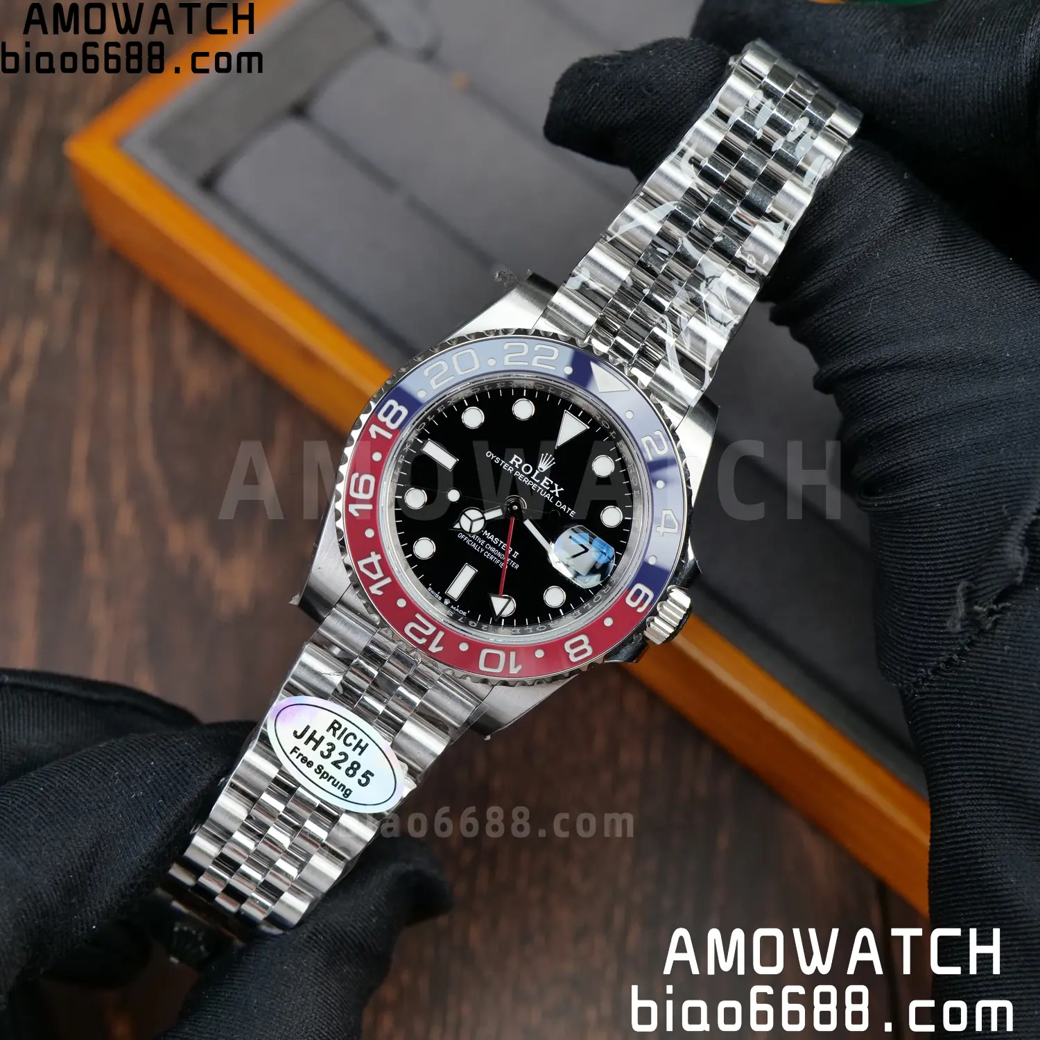Rolex GMT-Master II 126710 BLRO 904L Steel RICH 1:1 Best Edition on Jubilee Bracelet JH3285 (Free Sprung) V2 72 86fd98e91fc11de 阿默表行AmoWatch