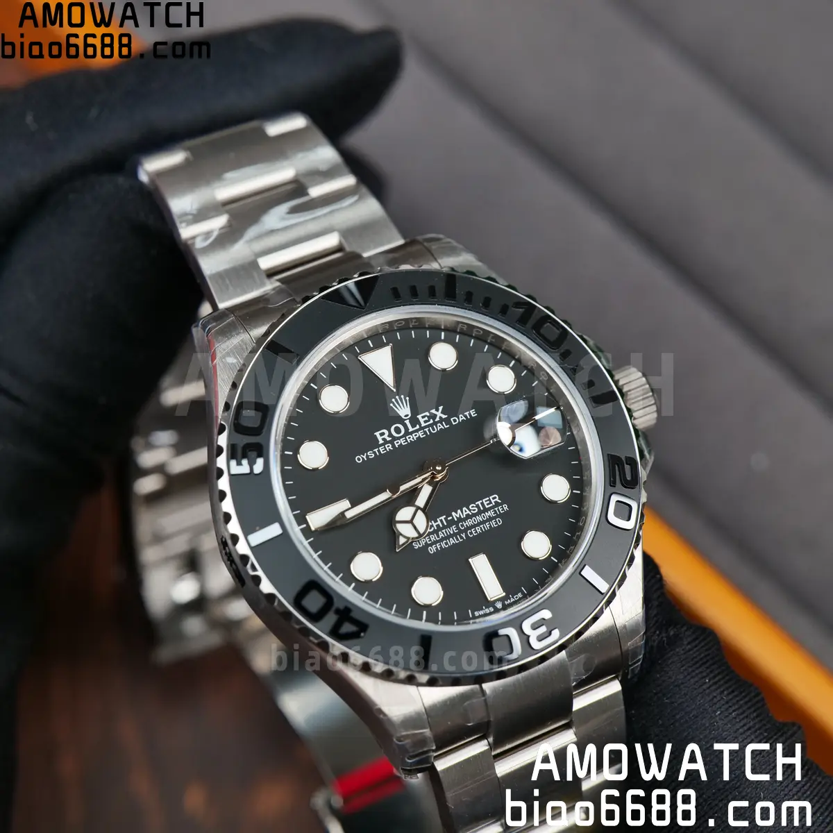 Rolex Yacht-Master 226627 Titanium VSF 1:1 Best Edition Black Dial on Titanium Bracelet VS3235v2 114 8778dda3a4a7fe0 阿默表行AmoWatch