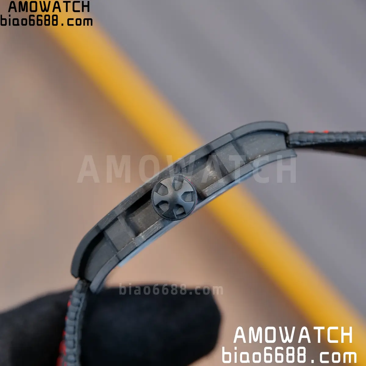 RICHARD MILLE RM67-02 Black NTPT Black/Red Skeleton Dial on Black Nylon Strap CRMA7 Clone V10 70 88d2c469312df70 阿默表行AmoWatch