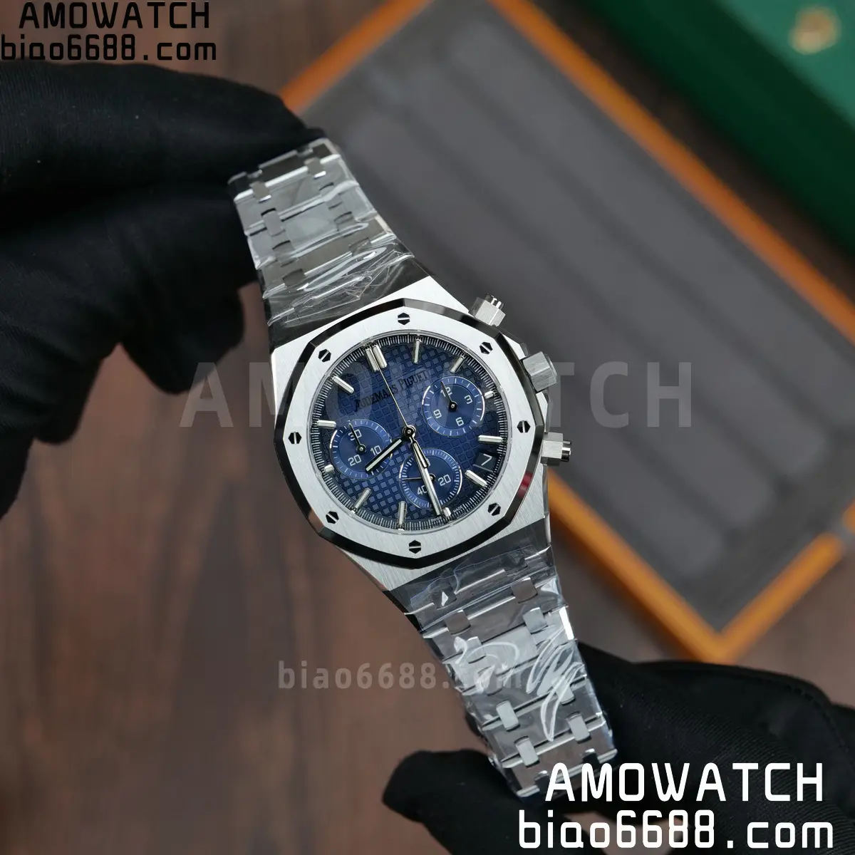 AP Royal Oak Chrono 26240 DDF 1:1 Best Edition Blue Dial on Bracelet DD4401 Super Clone Weight (SW Dial) 83 8abe093ae51c258 阿默表行AmoWatch