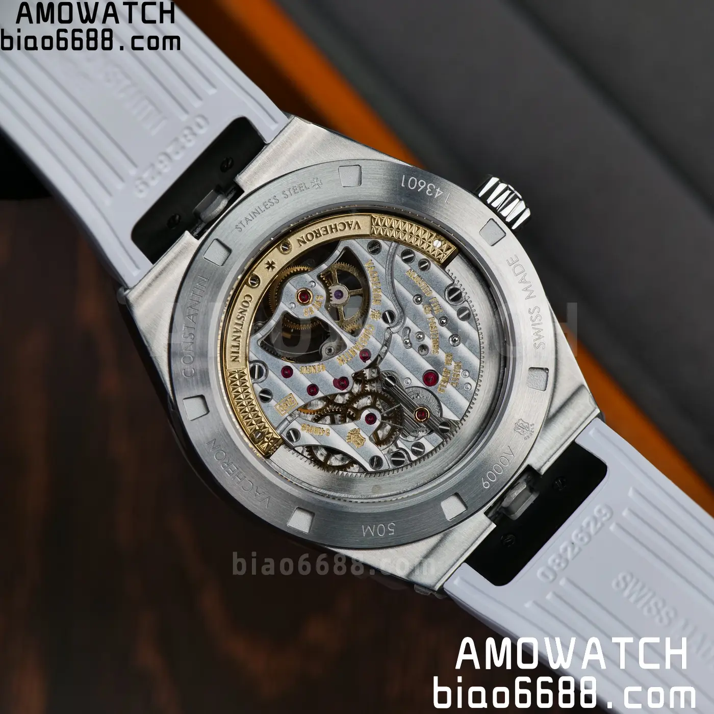VC Overseas 42.5mm 6000V BBS Factory Best Edition White Dial Red Rubber Strap Tourbillon 74 8b7d1551e4997cf AMO Watch