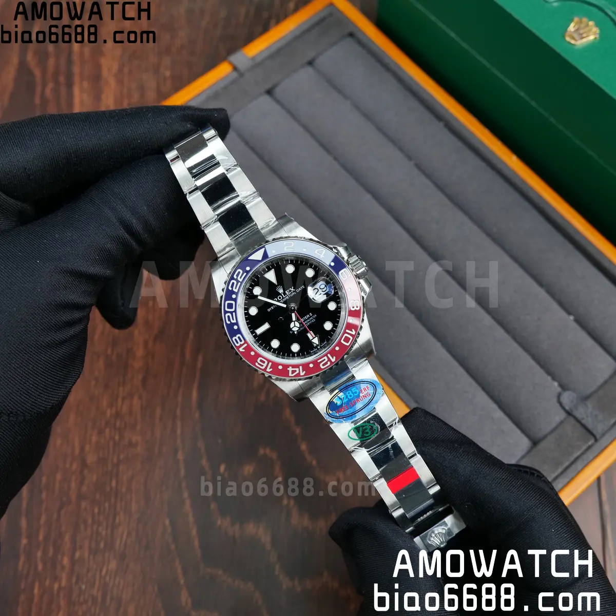 Rolex GMT-Master II 126710 BLRO 904L Steel ERF 1:1 Best Edition on Oyster Bracelet JH3285 (Free Sprung) 80 8b85783aa85b5bb AMO Watch