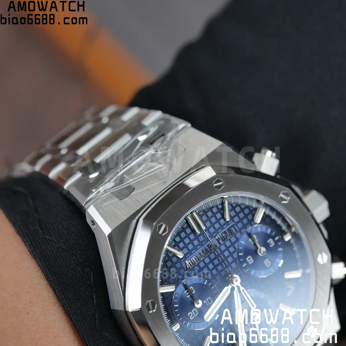 AP Royal Oak Chrono 26240 DDF 1:1 Best Edition Blue Dial on Bracelet DD4401 Super Clone Weight (SW Dial) 115 8c00650f4fd310e 阿默表行AmoWatch