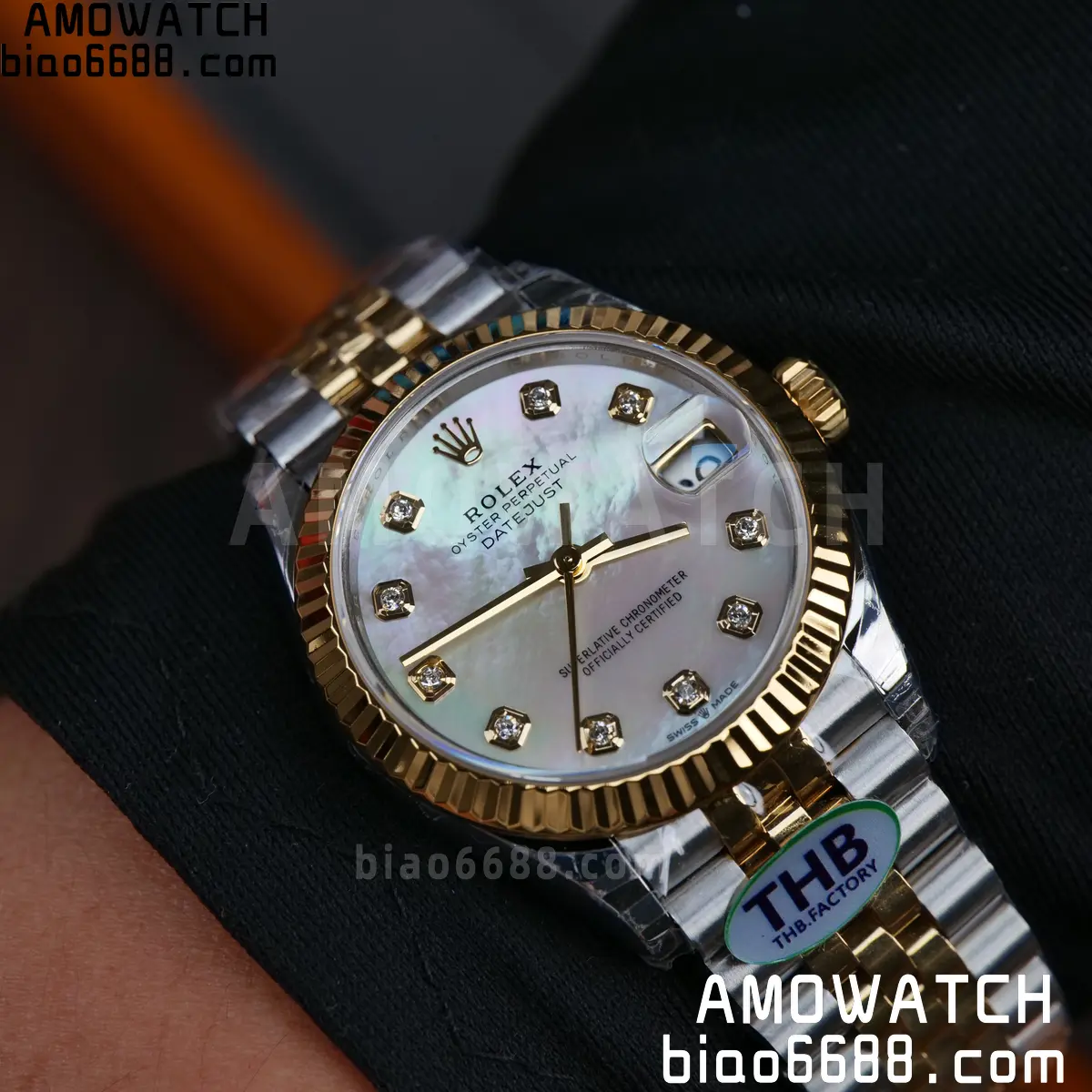 Rolex DateJust 31 278273 THBF 1:1 Best Edition MOP Diamonds Dial on SS/YG Jubilee Bracelet HZ Cal.2236 76 8ce18842f84a385 AMO Watch
