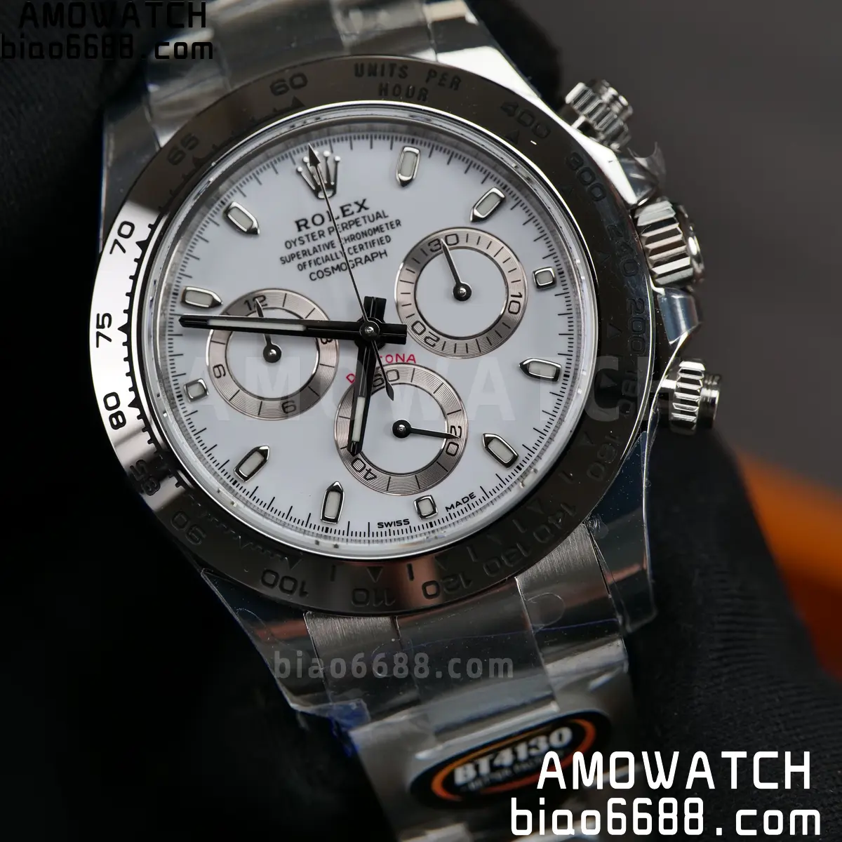 Rolex Daytona 116520 BTF 1:1 Best Edition 904L Steel White Dial on SS Bracelet DD4130 73 8de1fc700e4fda6 AMO Watch