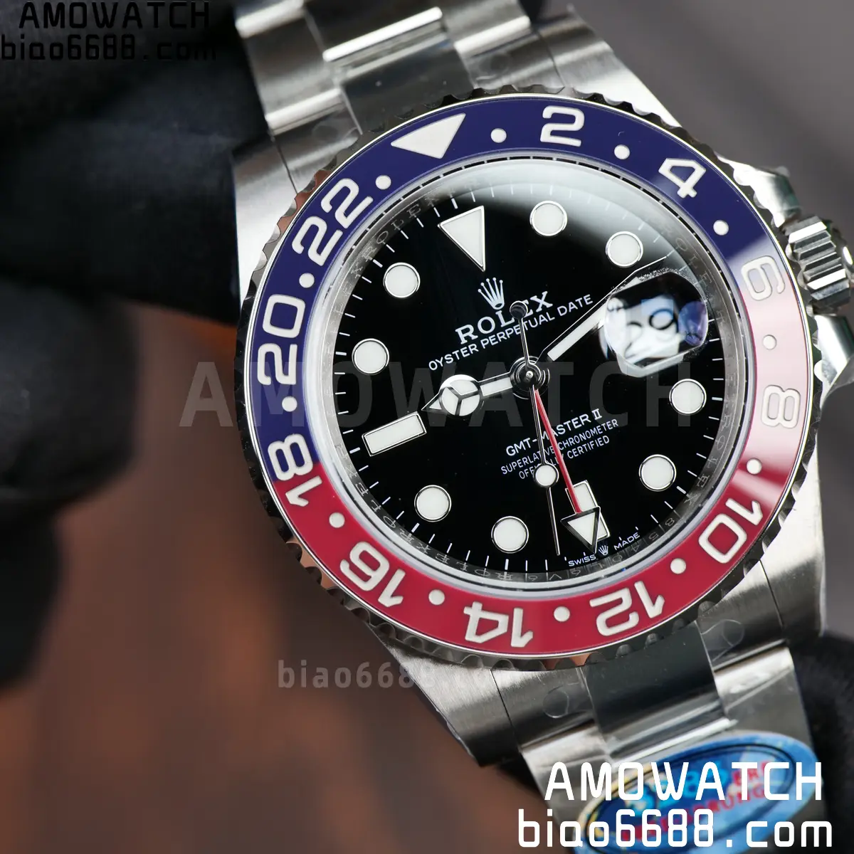 Rolex GMT-Master II 126710 BLRO 904L Steel ERF 1:1 Best Edition on Oyster Bracelet JH3285 (Free Sprung) 90 8e300cf0155851d 1 AMO Watch