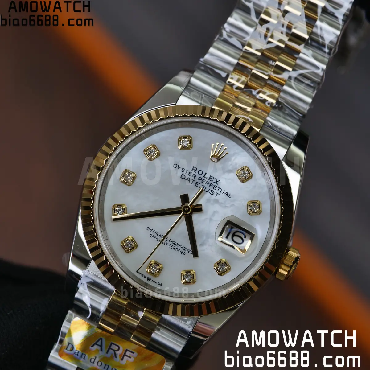 Rolex DateJust m126233 36mm ARF 1:1 Best Edition MOP Dial on Jubilee Bracelet DD3235 82 94c0f2b798c5518 AMO Watch