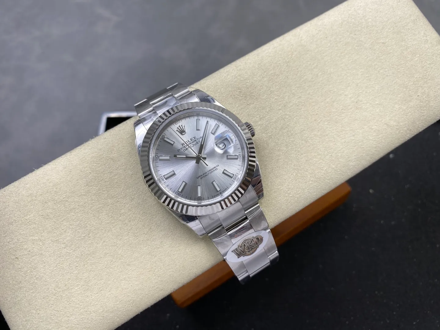 Rolex DateJust 41 126334 WKD 1:1 Best Edition Silver Dial on Oyster Bracelet JH3235 (Free Sprung) 35 95106684141c419 AMO Watch