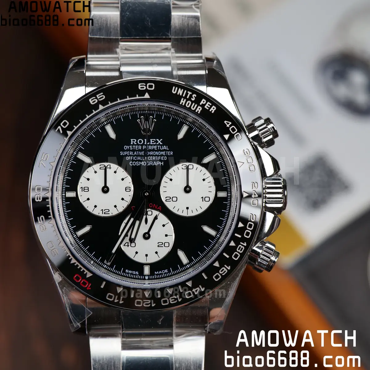Custom Made Rolex Daytona 126529LN Le Mans QF 18K white gold plated Free Spring V13 78 98243379883a759 AMO Watch