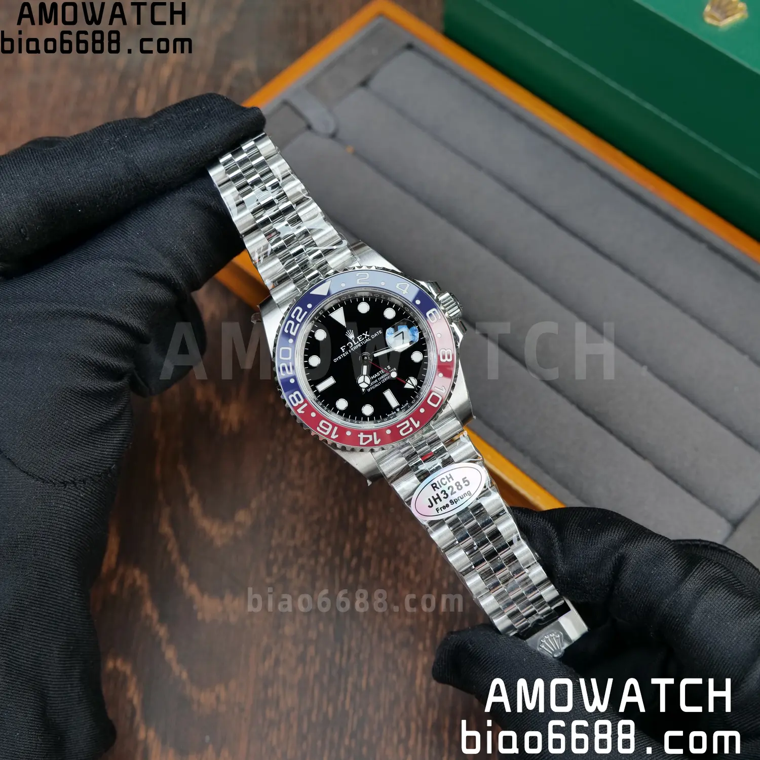 Rolex GMT-Master II 126710 BLRO 904L Steel RICH 1:1 Best Edition on Jubilee Bracelet JH3285 (Free Sprung) V2 70 982a3a470d5a372 阿默表行AmoWatch