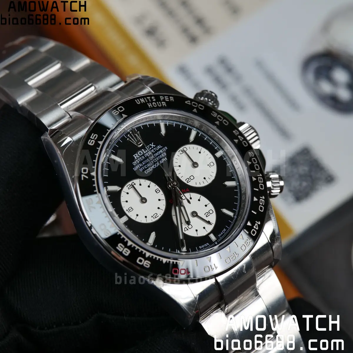 Custom Made Rolex Daytona 126529LN Le Mans QF 18K white gold plated Free Spring V13 83 9f6b6e3aeccef7f AMO Watch