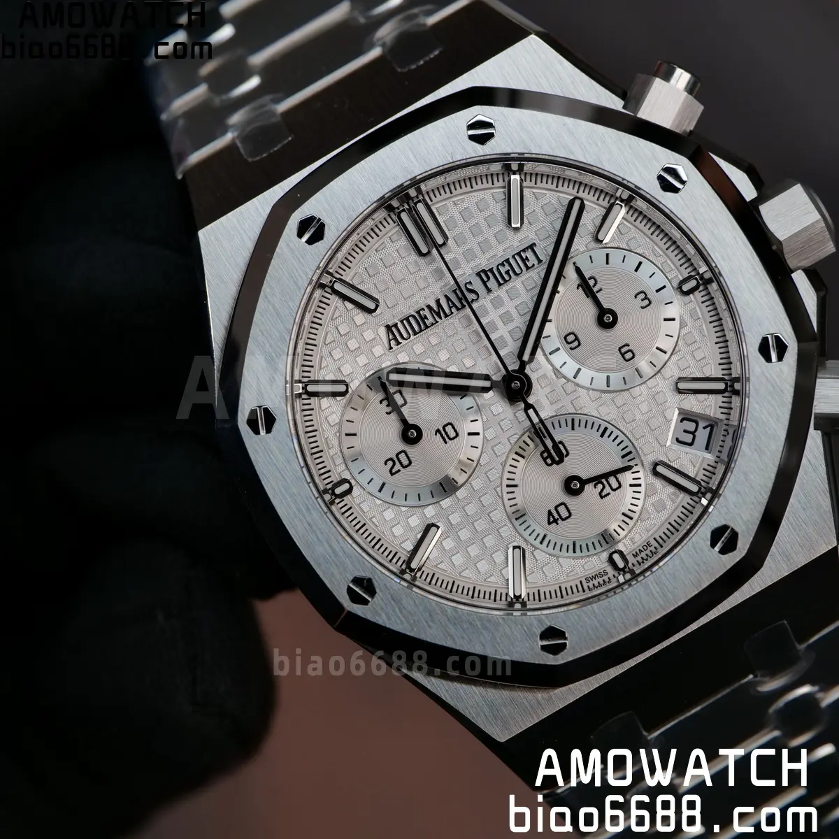 AP Royal Oak Chrono 26240 SS ZF 1:1 Best Edition White Dial on SS Bracelet SA4401 Super Clone V2 (Free Sprung) 95 a0abb1482e163de 阿默表行AmoWatch
