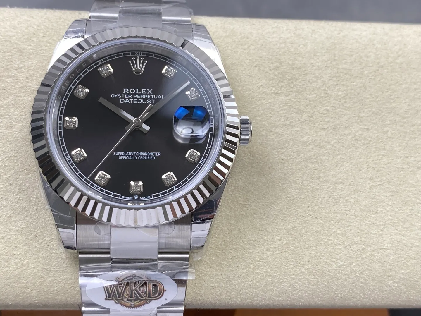 Rolex DateJust 41 126334 WKD 1:1 Best Edition Black Diamond Dial on Oyster Bracelet JH3235 (Free Sprung) 32 a2d8f4dee1ccca9 AMO Watch