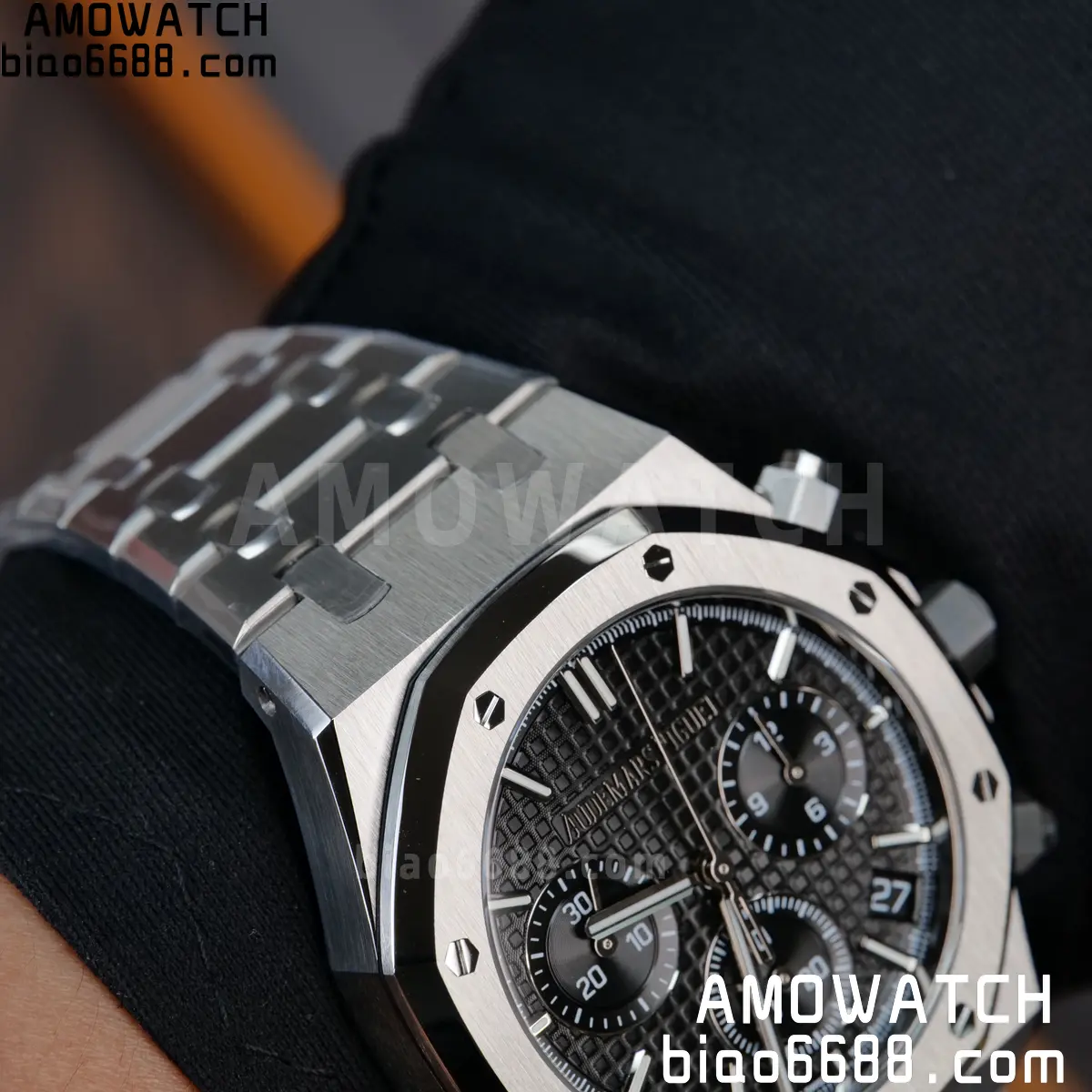 AP Royal Oak Chrono 26240 SS ZF 1:1 Best Edition Black Dial on SS Bracelet SA4401 Super Clone V2 (Free Sprung) 99 a34d0a50cedba19 阿默表行AmoWatch