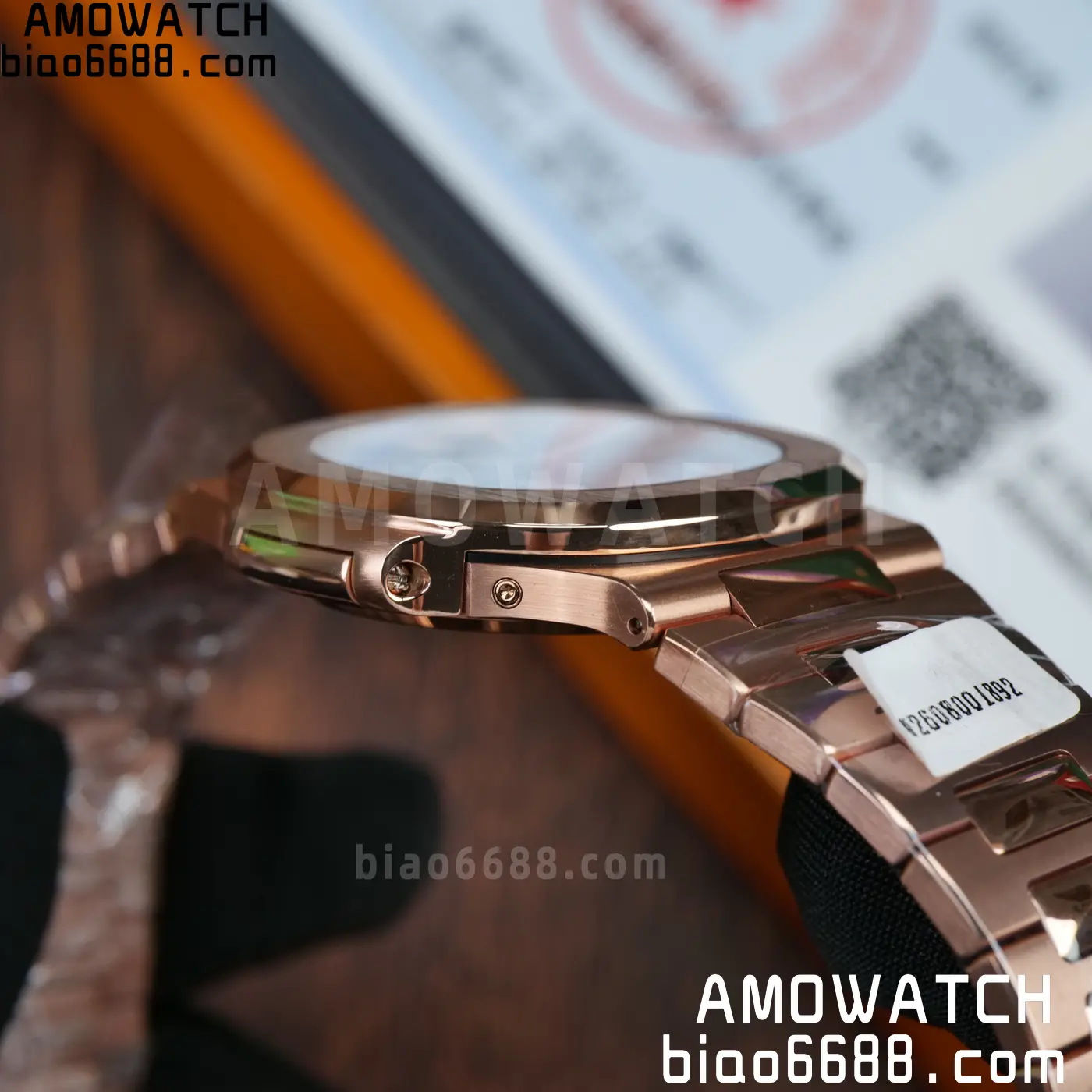Patek Philippe Nautilus 5712R RG UMI 1:1 Best Edition Brown Dial on RG Bracelet A240 Super Clone Weighted 79 a4a8591b60444e6 AMO Watch