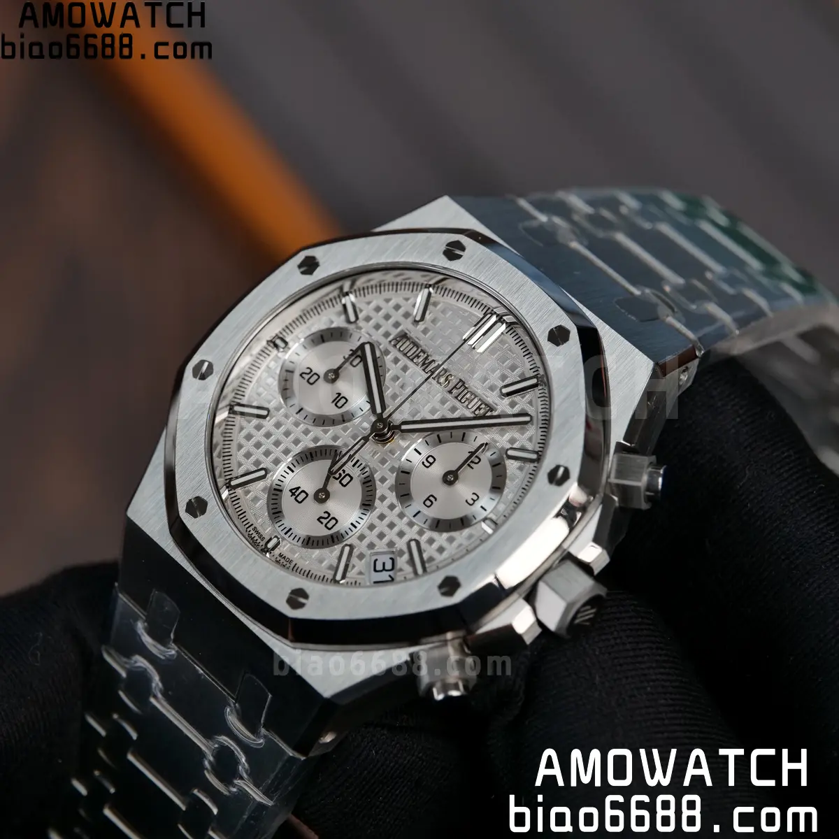 AP Royal Oak Chrono 26240 SS ZF 1:1 Best Edition White Dial on SS Bracelet SA4401 Super Clone V2 (Free Sprung) 93 a5a53c4e1a6aed3 阿默表行AmoWatch