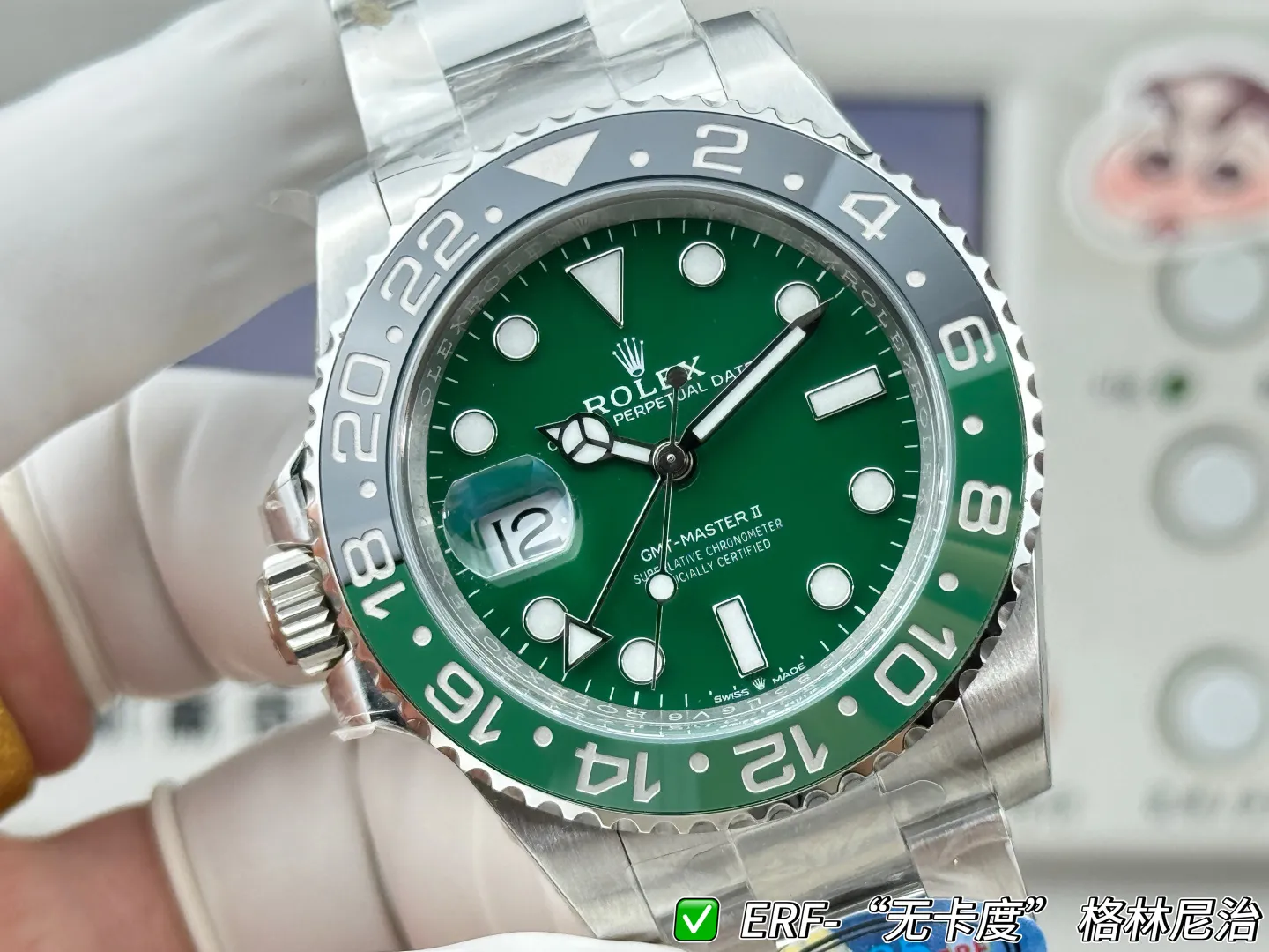 Rolex GMT-Master II 126729 VTNR 904L Steel ERF 1:1 Best Edition on Oyster Bracelet JH3285 (Free Sprung) 22 a6c1d1b7dc21e99 AMO Watch