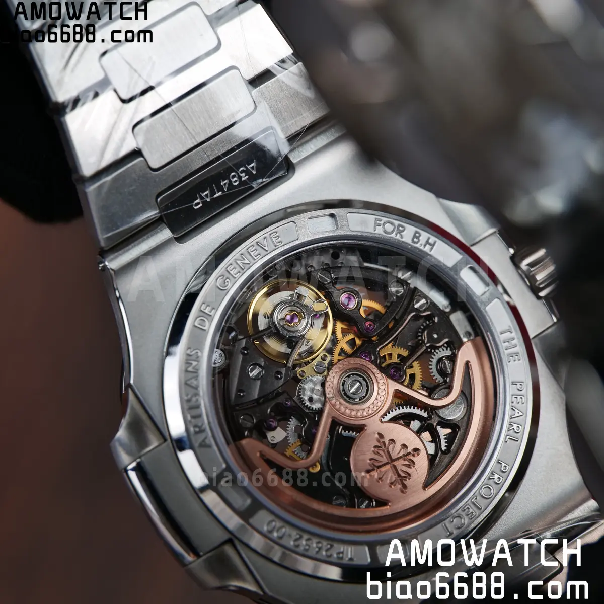 PP Nautilus Artisans de Genève 5711 squelette Best Edition Skeleton Dial on SS Bracelet 109 a7f23e0fd2b2be2 阿默表行AmoWatch
