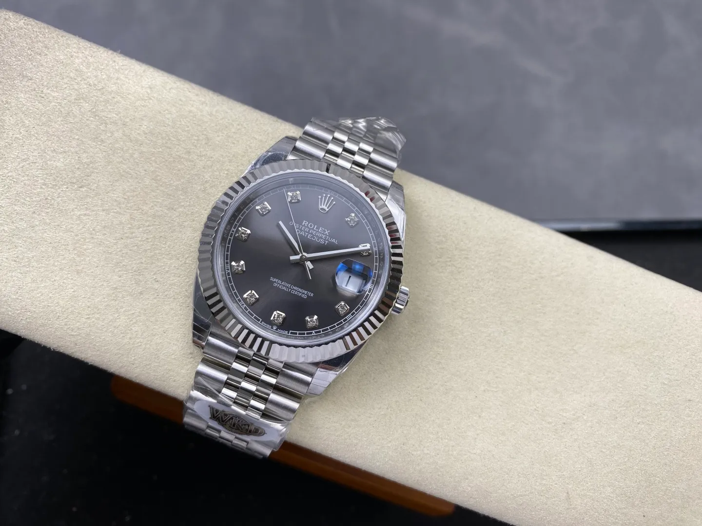 Rolex DateJust 41 126334 WKD 1:1 Best Edition Gray Diamond Dial on Jubilee Bracelet JH3235 (Free Sprung) 28 a9994a0147f263a AMO Watch