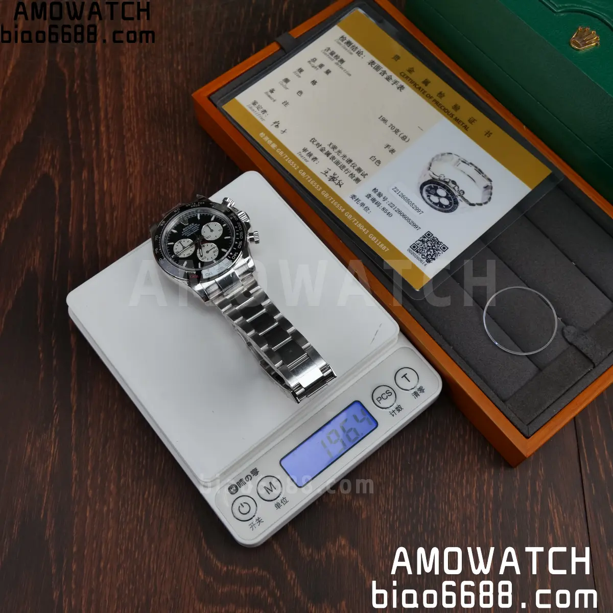 Custom Made Rolex Daytona 126529LN Le Mans QF 18K white gold plated Free Spring V13 71 aa6bab22d01cf96 AMO Watch