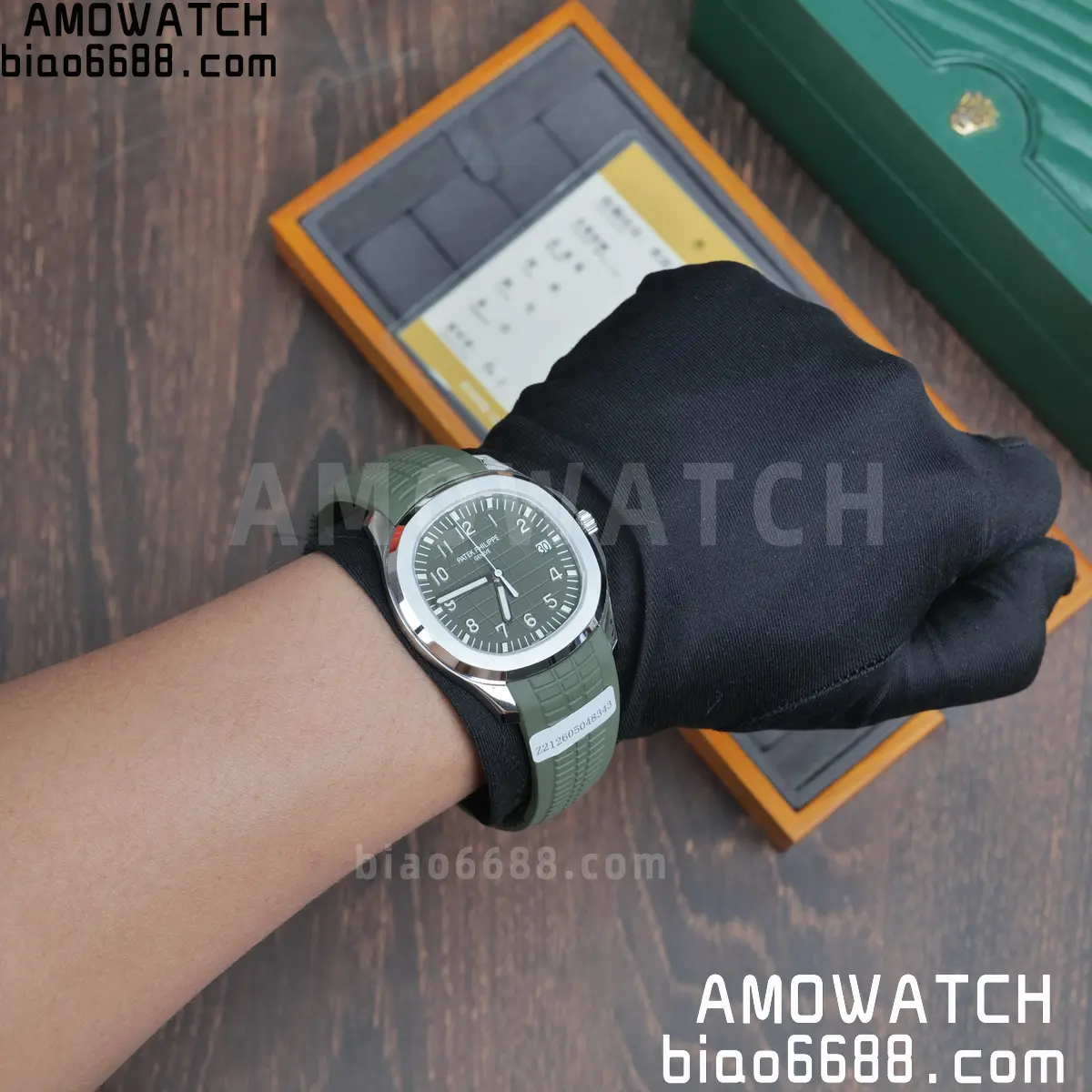 Custom Made Patek Philippe Aquanaut 5168G TOP ACE 324 movement 123 aae66aeec94fb8f AMO Watch