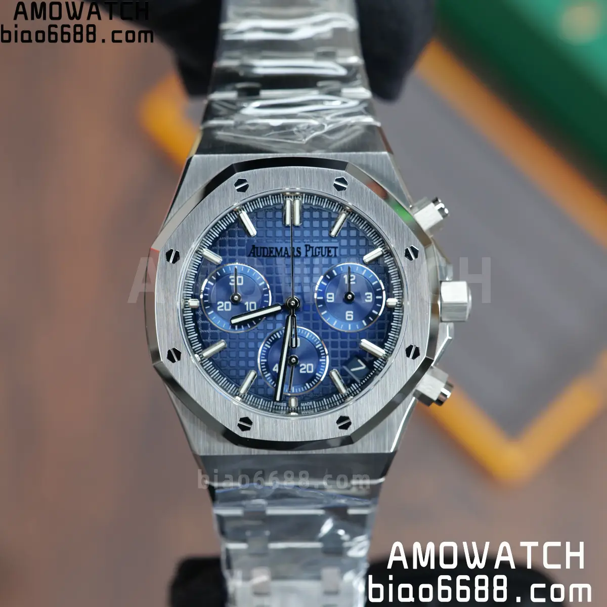 AP Royal Oak Chrono 26240 DDF 1:1 Best Edition Blue Dial on Bracelet DD4401 Super Clone Weight (SW Dial) 88 ac5de05ba825a24 阿默表行AmoWatch