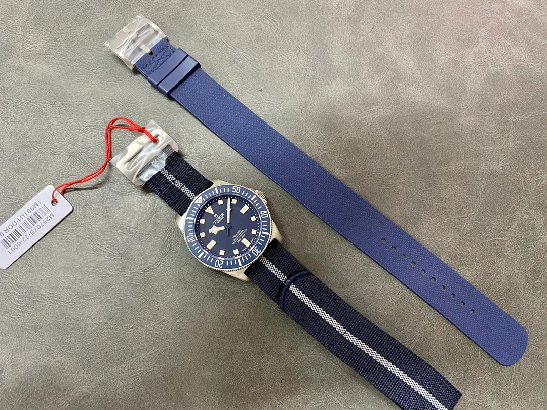 Tudor Pelagos FXD 25707B M+F 1:1 Best Edition Blue Dial on Blue Nylon Strap 8N24 17 adb541dbf76efd7 AMO Watch