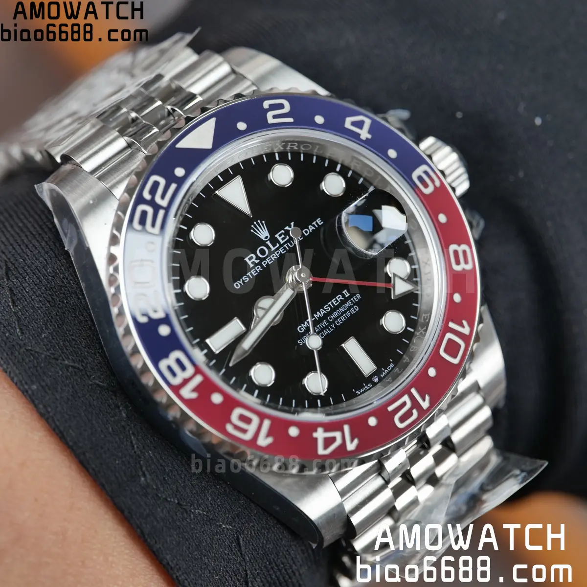 Rolex GMT-Master II 126710 BLRO 904L Steel ERF 1:1 Best Edition on Jubilee Bracelet JH3285 (Free Sprung) 92 b13db56ad07de4d AMO Watch