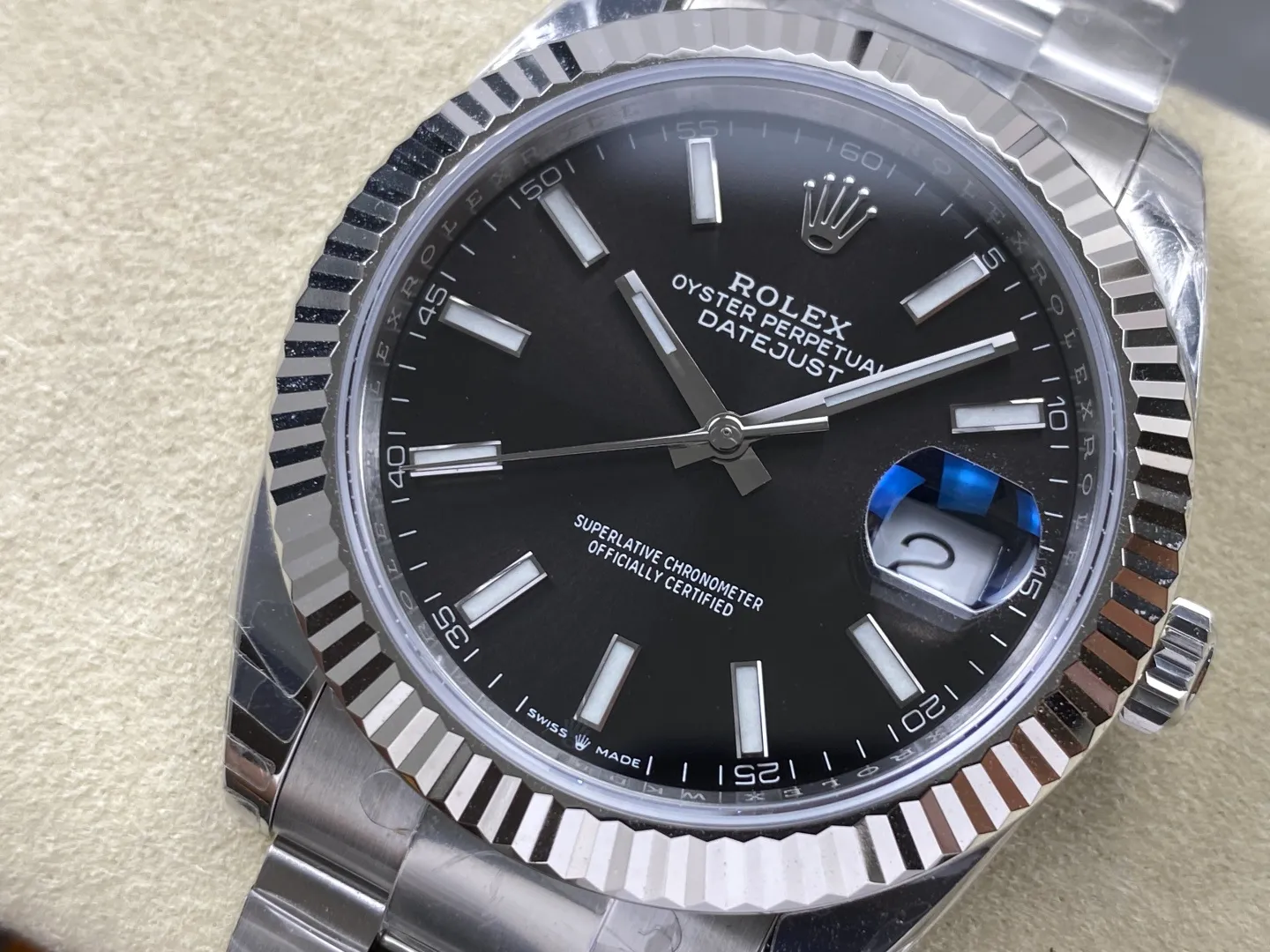Rolex DateJust 41 126334 WKD 1:1 Best Edition Black Dial on Oyster Bracelet JH3235 (Free Sprung) 34 b19b8e9825512e7 AMO Watch