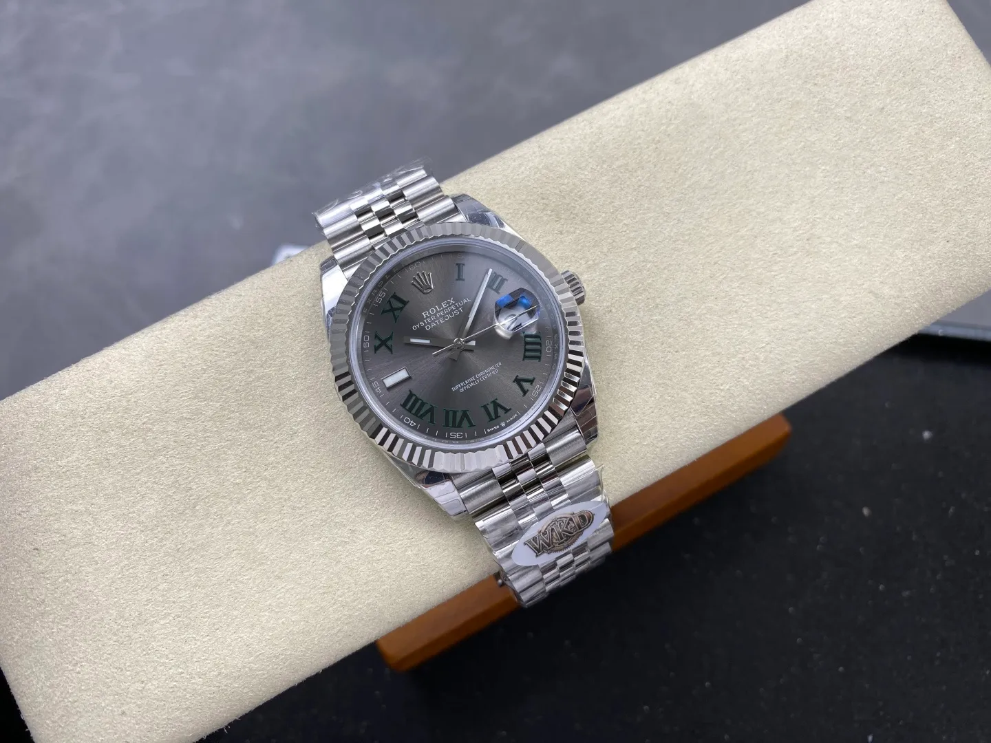 Rolex DateJust 41 126334 WKD 1:1 Best Edition Gray Roman Dial on Jubilee Bracelet JH3235 (Free Sprung) 27 b4f17196488becf AMO Watch