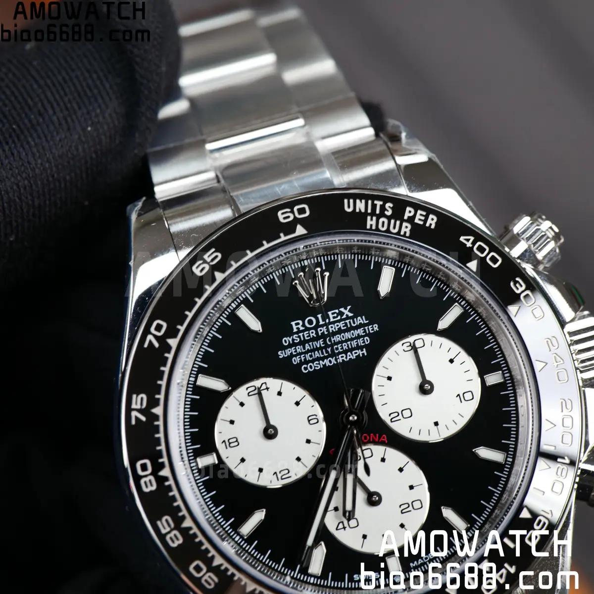Custom Made Rolex Daytona 126529LN Le Mans QF 18K white gold plated Free Spring V13 89 b51ec33353b5b73 AMO Watch