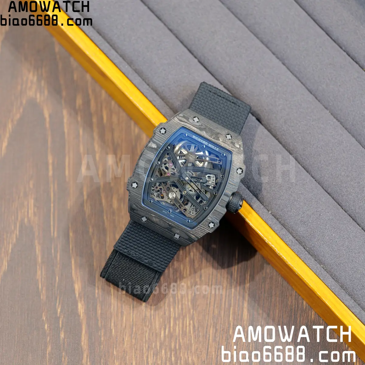 RICHARD MILLE RM67-02 Black NTPT All Black Skeleton Dial on Black Elastic strap CRMA7 Clone V10 72 b53f482b06a8e6a 阿默表行AmoWatch
