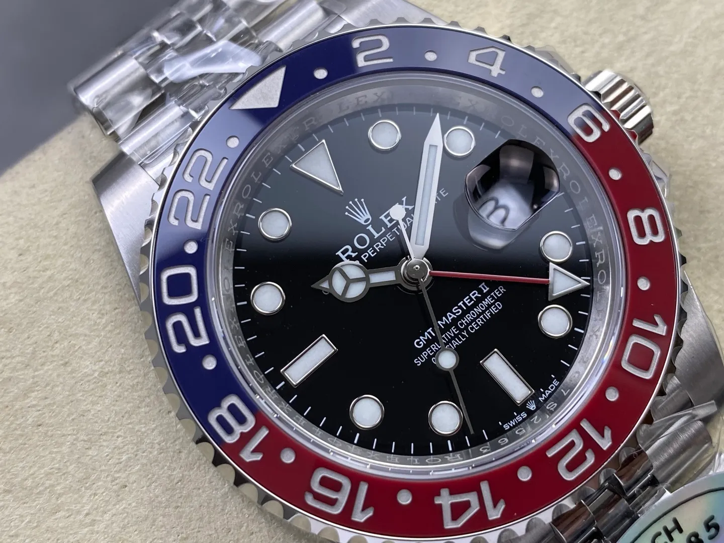 Rolex GMT-Master II 126710 BLRO 904L Steel RICH 1:1 Best Edition on Jubilee Bracelet JH3285 (Free Sprung) V2 29 b592fc3b48c5e6e 阿默表行AmoWatch