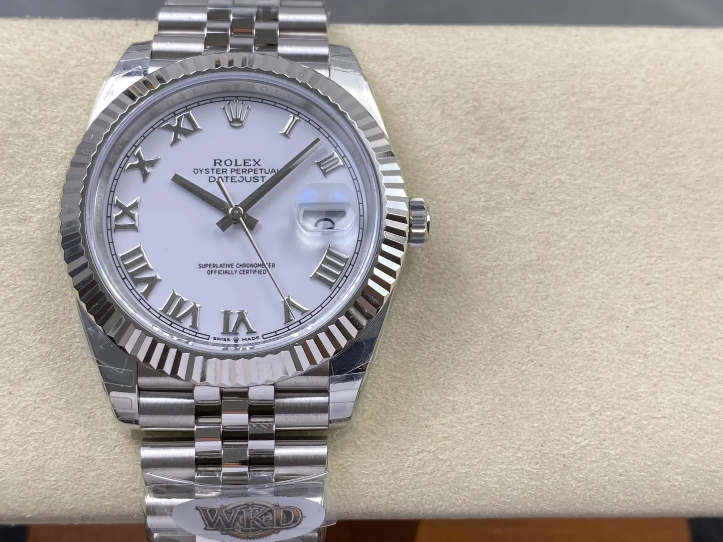 Rolex DateJust 41 126334 WKD 1:1 Best Edition White Roman Dial on Jubilee Bracelet JH3235 (Free Sprung) 24 b64e0000aa17ab1 AMO Watch