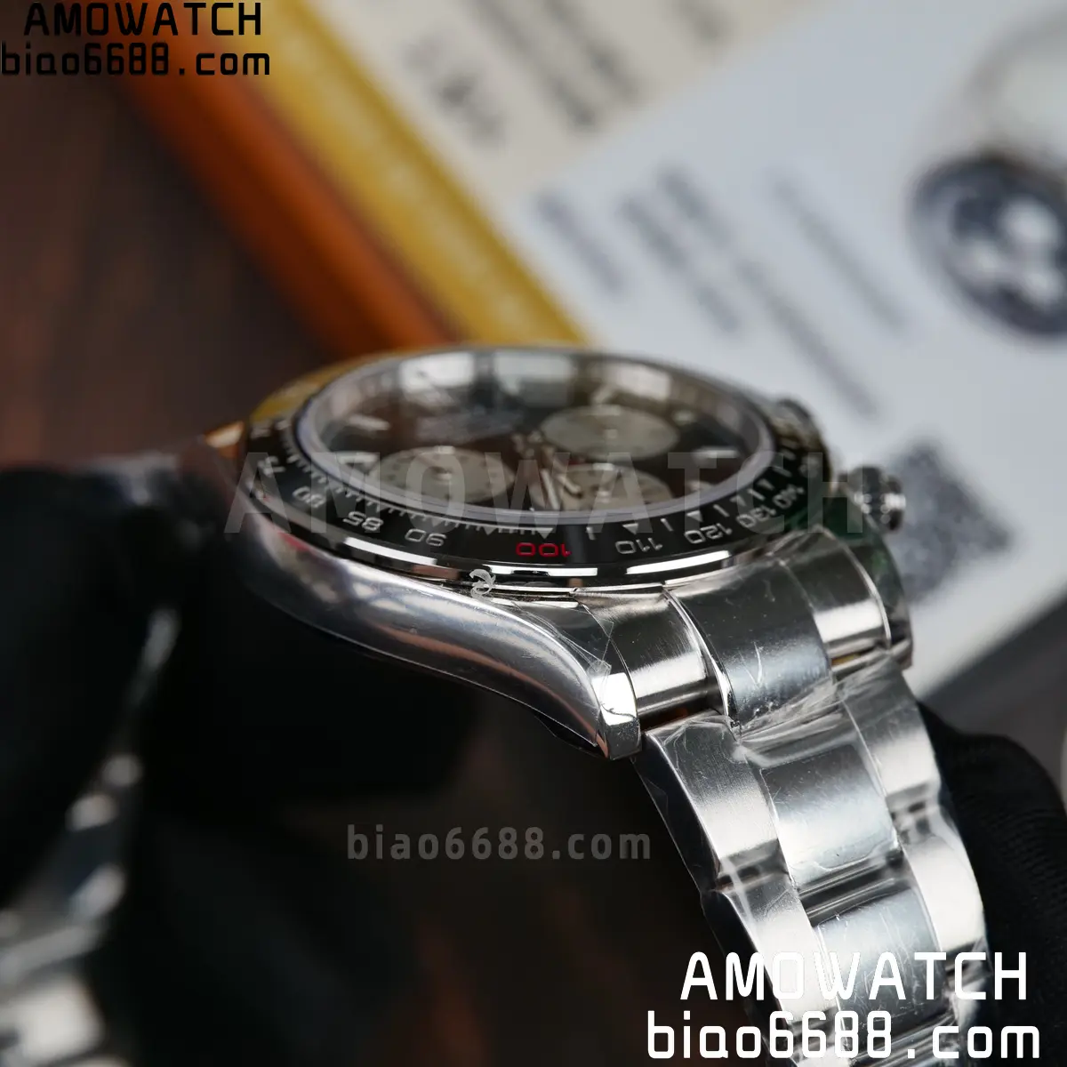 Custom Made Rolex Daytona 126529LN Le Mans QF 18K white gold plated Free Spring V13 80 bac1d79b1d5aba9 AMO Watch