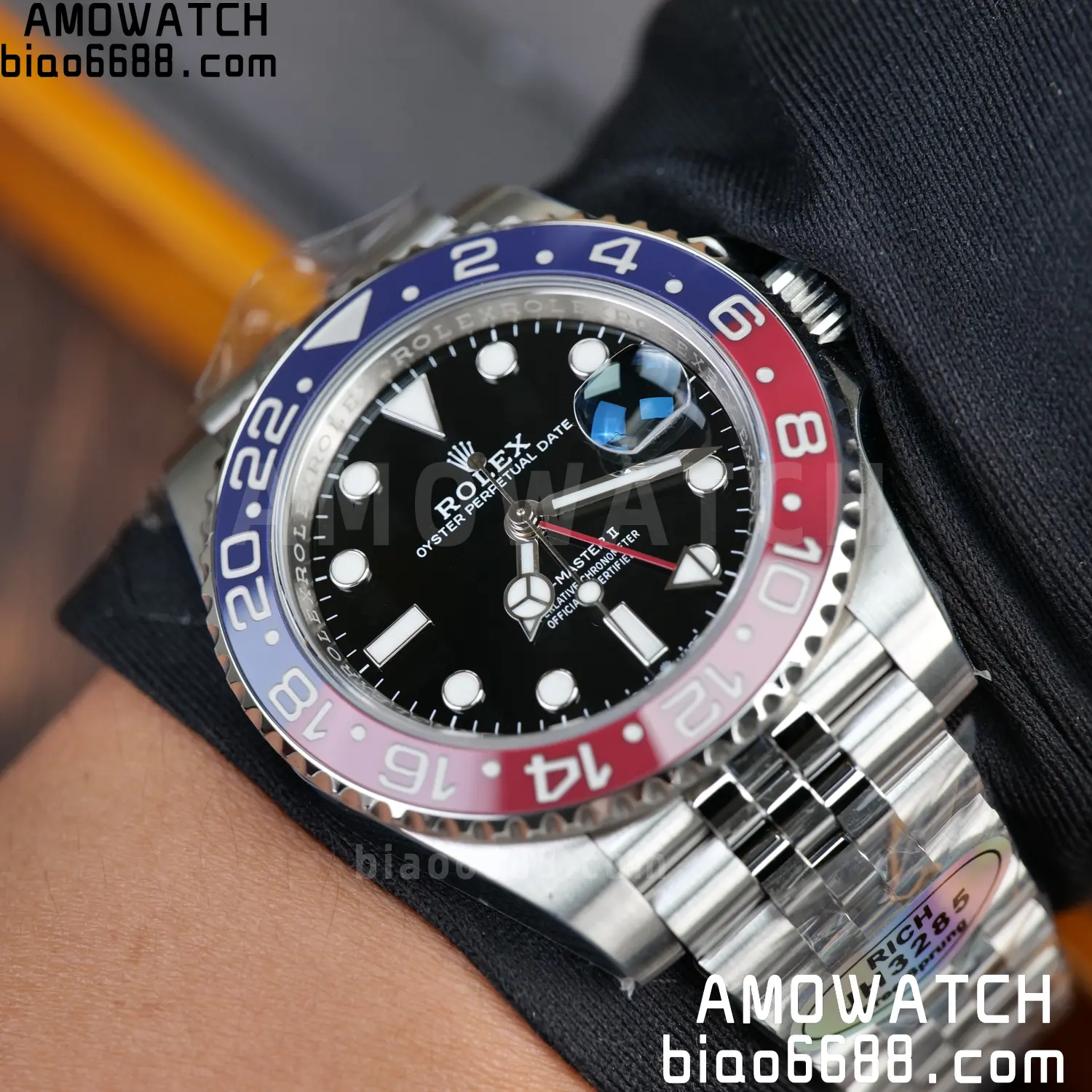 Rolex GMT-Master II 126710 BLRO 904L Steel RICH 1:1 Best Edition on Jubilee Bracelet JH3285 (Free Sprung) V2 99 bb3f8e298728cdc 阿默表行AmoWatch
