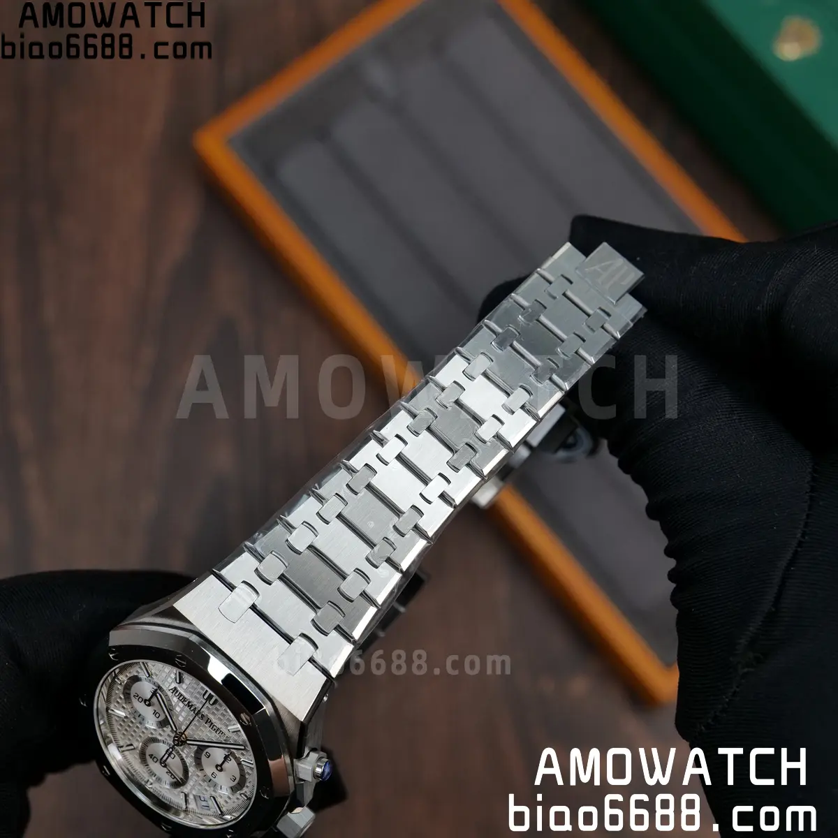 AP Royal Oak Chrono 26240 SS ZF 1:1 Best Edition White Dial on SS Bracelet SA4401 Super Clone V2 (Free Sprung) 84 bd945199ccd2b60 阿默表行AmoWatch