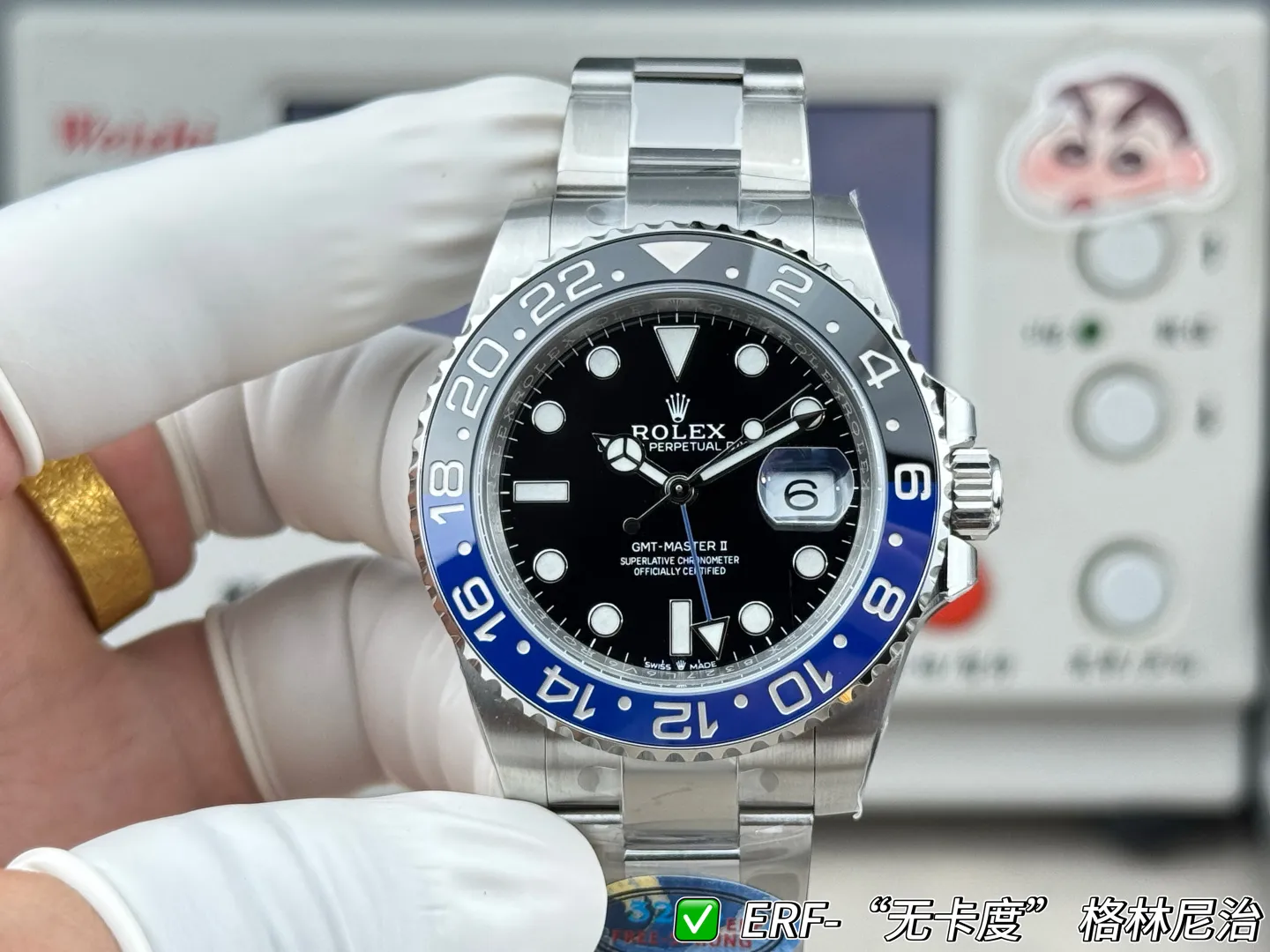 Rolex GMT-Master II 126710 BLNR 904L Steel ERF 1:1 Best Edition on Oyster Bracelet JH3285 (Free Sprung) 19 bfba8218640f517 AMO Watch