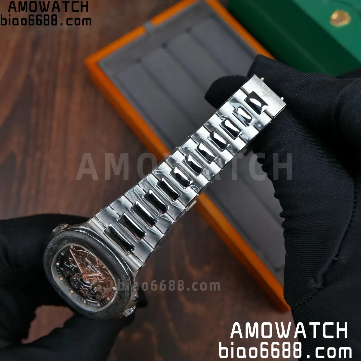 PP Nautilus Artisans de Genève 5711 squelette Best Edition Skeleton Dial on SS Bracelet 84 c26717ba480d4bb 阿默表行AmoWatch