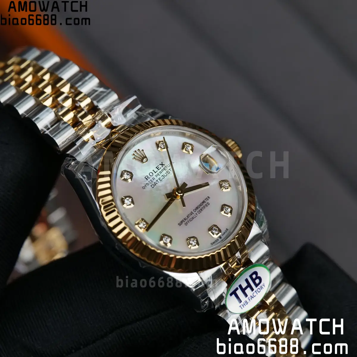 Rolex DateJust 31 278273 THBF 1:1 Best Edition MOP Diamonds Dial on SS/YG Jubilee Bracelet HZ Cal.2236 63 c4c947b398accff AMO Watch