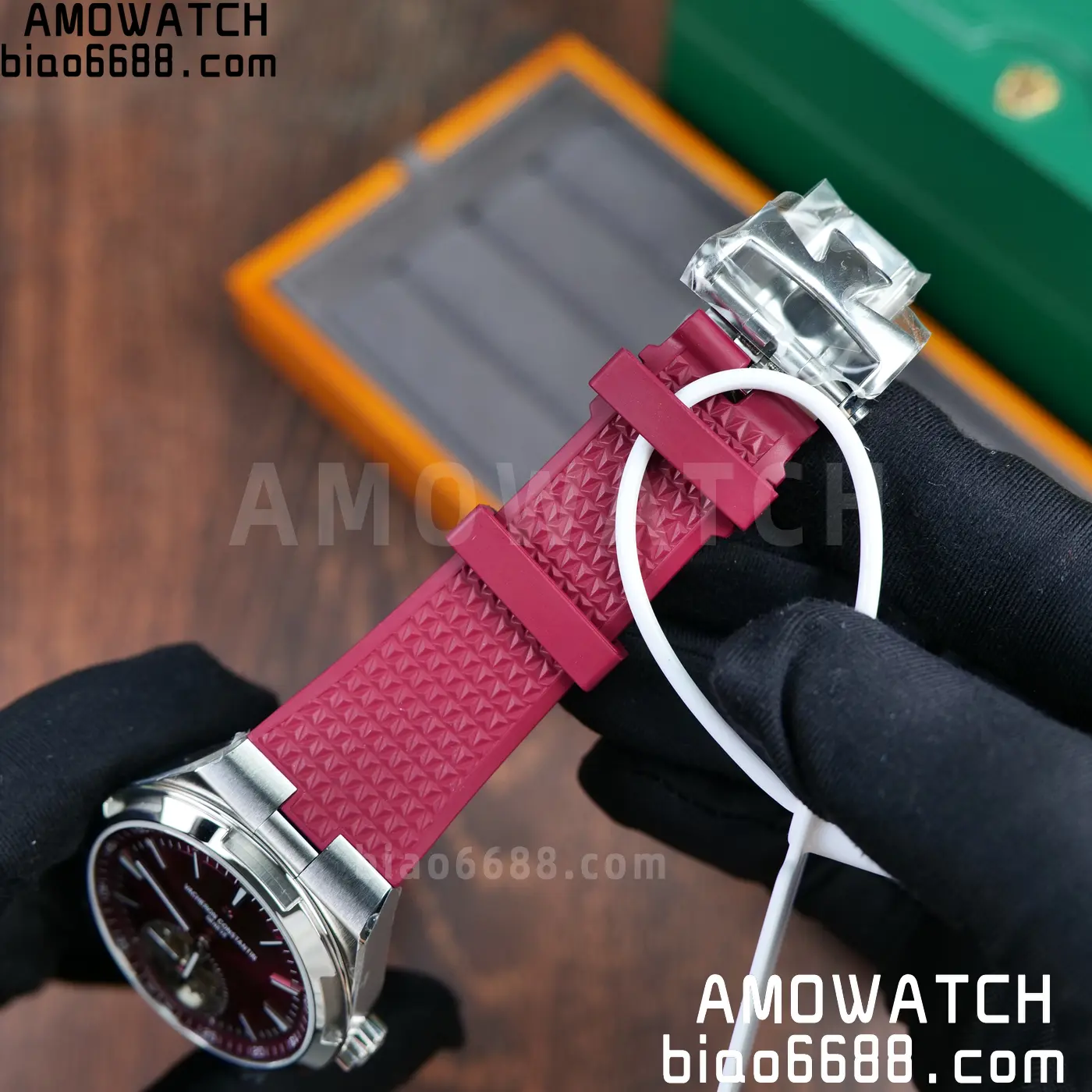 VC Overseas 42.5mm 6000V BBS Factory Best Edition Red Dial Red Rubber Strap Tourbillon 72 c50a7764aba629d AMO Watch