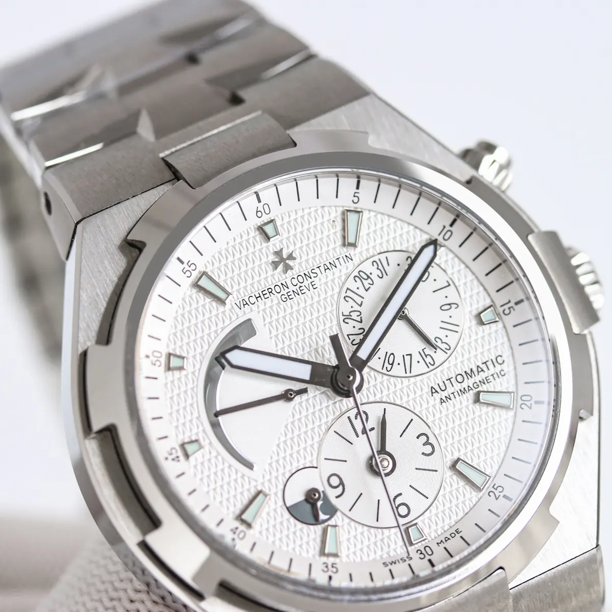 VC Overseas 47450 SS 9F Best Edition White Dial on SS Bracelet 18 c6afde48aaf230f AMO Watch