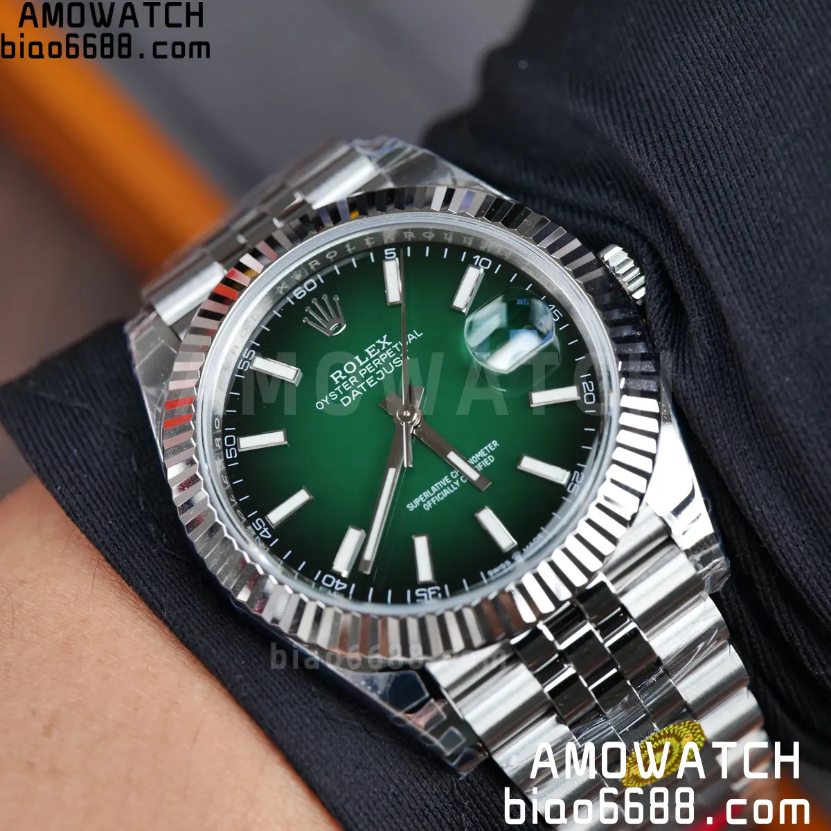 Rolex DateJust 41 126334 904L SS VSF 1:1 Best Edition Gradient Green Dial on Jubilee Bracelet VS3235 V3 (133g) 104 c6cb953ee48e457 阿默表行AmoWatch